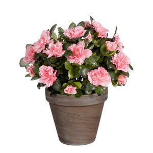 Azalea kunstplant in 3 kleuren