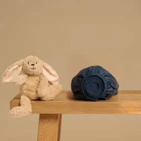 Kids - TENCEL™ Hoeslaken Sateen Donker Blauw