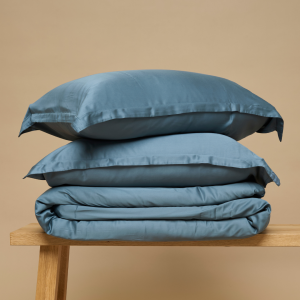 Eco Bamboe Dekbedovertrek Ocean Blue