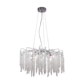 Frost hanglamp – zilver – 60 cm