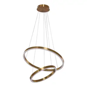 Neo hanglamp – 2-rings – copper gold