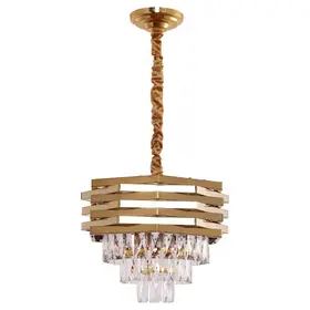 Crystal hanglamp – goud – 40 cm