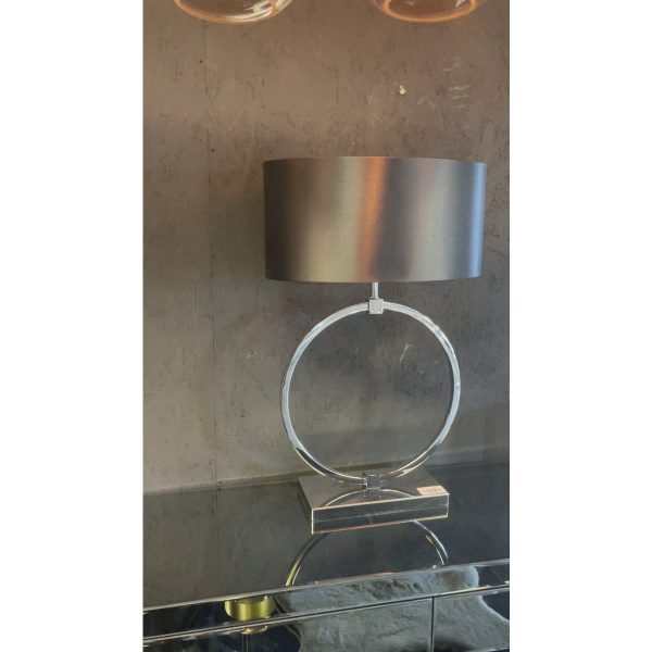 Ringlamp tafellamp – chroom L