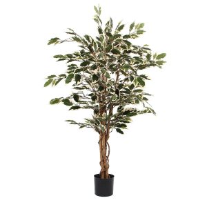 Ficus Lyrata kunstplant groen - 100 cm