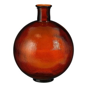 Firenza flesvaas – bruin glas – elegant design
