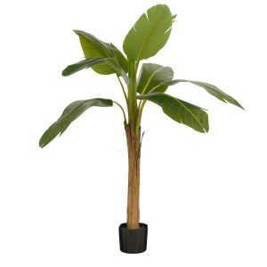 Bananenboom kunstplant groen - 155 cm