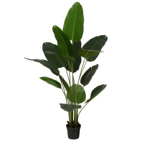 Bananenboom kunstplant groen - 180 cm