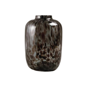 Cheetah vaas – smoke glas – medium