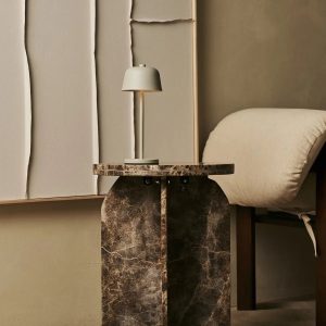 Anton Shadow Grey oplaadbare tafellamp – dimbaar