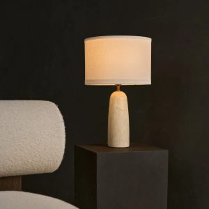 Charlotte tafellamp van marmer – 49 cm