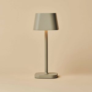 Ava Shadow Grey oplaadbare tafellamp - dimbaar