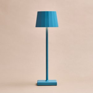 William oplaadbare tafellamp amsterdamsblauw – 38 cm