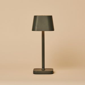 Ava Olive Green oplaadbare tafellamp - dimbaar