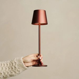 Jasper Bronzen oplaadbare tafellamp – dimbaar
