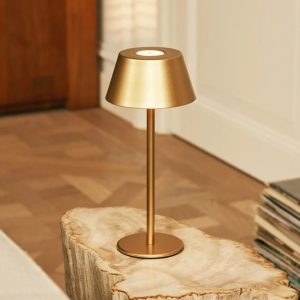 Milou Gold oplaadbare tafellamp – 30 cm