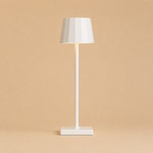 William oplaadbare tafellamp wit – 38 cm