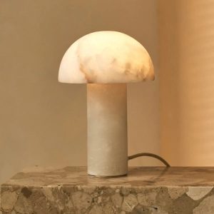 Francesco tafellamp van albast – 29 cm